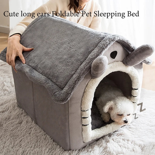 Foldable ,removable,washable pet sleeping indoor nest