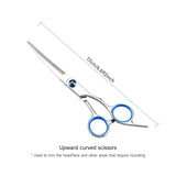 Stainless grooming scissors for animal